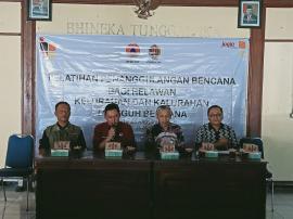 Pelatihan Relawan Penanggulangan Bencana dari BPBD DIY dan  BPBD Gunungkidul di Kalurahan Jetis 